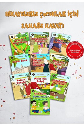 Hikayelerle Çocuklar Için Sahabe Hayatı Set (10 KİTAP TAKIM)   9786057069047
