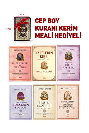 Hediyeli Imamı Gazali Seri Kalplerin Keşfi-dilin Afetler-ilmin Fazileti-kalbin Sırları Ve Faziletler