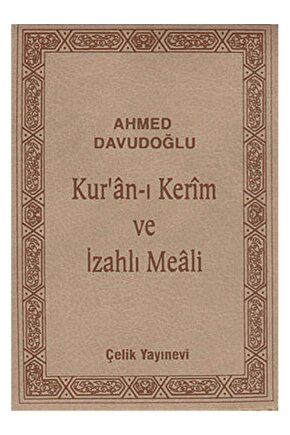 Kuranı Kerim Ve Izahlı Meali (cep Boy Kılıflı) Ahmed Davudoğlu