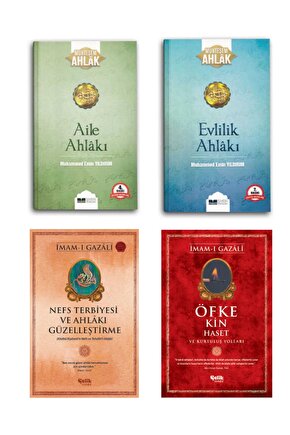Aile Ahlakı - Evlilik Ahlakı - Nefs Terbiyesi - Öfke Ve Kin 4lü Set