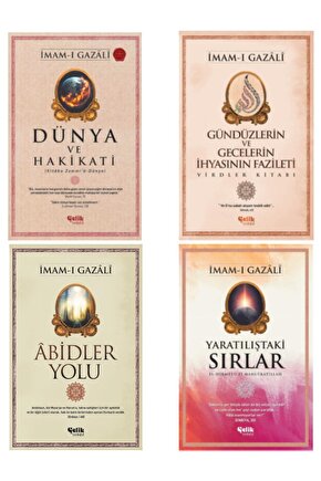 Imam-ı Gazali Abidler Yolu-yaratılıştaki Sırlar-dünya Ve Hakikati-gündüzlerin Ve Gecelerin 4lü Set