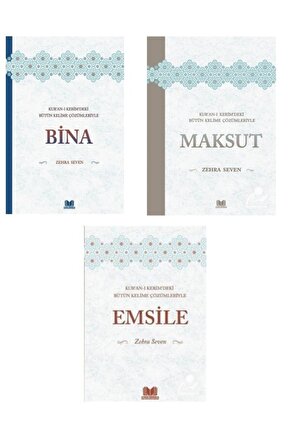 Emsile, Bina, Maksut 3 Kitap