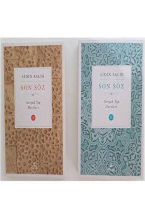 Aidin Salih Son Söz Cilt 1 Ve 2 Gerçek Tıp Dersleri (Yeni Baskı)