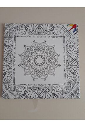 Mandala Boyama Tuval Seti 35x35cm