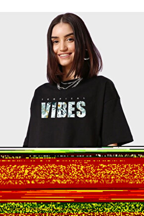 MDB Baskılı Oversize Tshirt iyah
