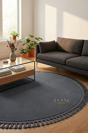 Comfort Peluş Puffy Lux Antrasit