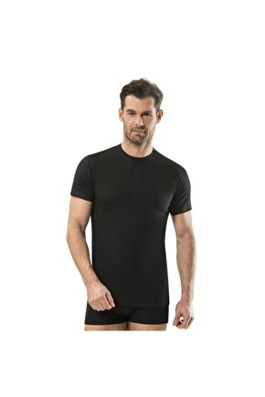 111 Erkek Sıfır Yaka Yarım Kol Fanila Tekli