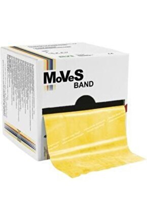 Egzersiz Pilates Bandı,hafif Direnç LastiğiBand 2,5 Metre Sarı