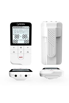 Edilebilir, Bataryalı,2 Kanallı Fizik Tedavi Portatif Tens, Ems,masaj CihazıElite Şarj