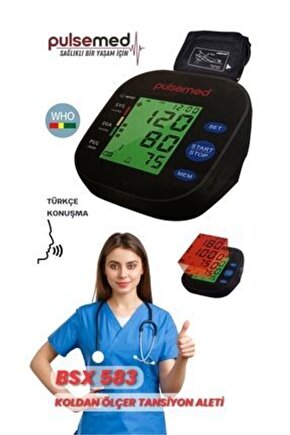 Dijital Tansiyon Ölçüm Cihazı Bsx583Türkçe Konuşan