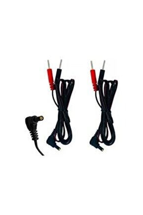 Portatif Tens Cihazı Kablosu,1 Çift Yedek Kablo2 Uçlu Orijinal