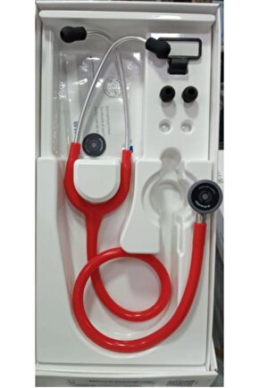 Yenidoğan Steteskop 4230 Pediatrik Kırmızı Stetoskop Ped.riester
