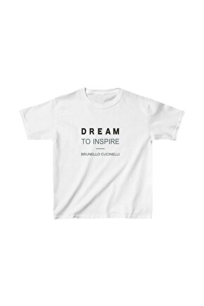 Unisex Çocuk Baskılı T-Shirt - Beyaz