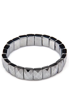 Terahertz Doğal Taş Bileklik 9 X 13 Mm Özel Kesim