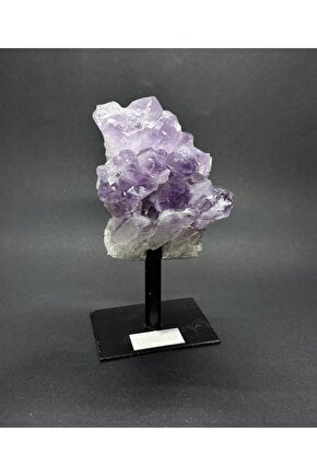 BREZİLYA AMETİST DOĞALTAŞ SİYAH DEMİR STANTLI