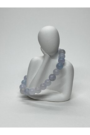 MAVİ KALSEDON DOĞALTAŞ BİLEKLİK