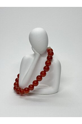 KIRMIZI AKİK DOĞALTAŞ BİLEKLİK