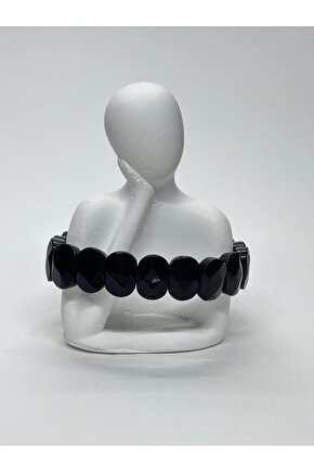 SİYAH ONİKS DOĞALTAŞ ROLEKS BİLEKLİK