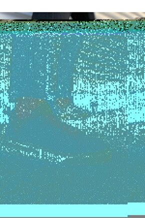 JY204 Flex Bağcıklı Keten Kumaş Erkek Günlük Sneaker Ayakkabı KKT - KahverengiKrem