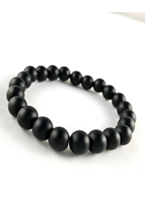 Gerçek Doğal Taş Oniks Bileklik