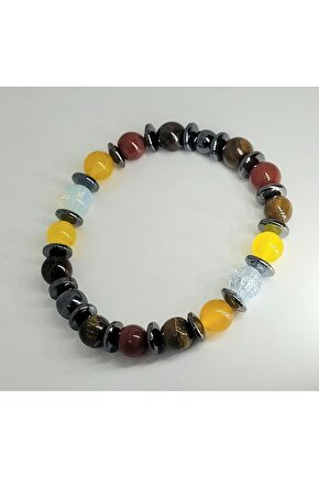 Doğal Taş Para Mıknatısı Bileklik