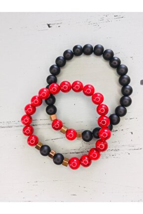 Doğal Taş Çift Bilekliği