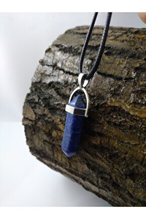 Lapis Lazuli Taşı Kolye Çivi Şeklinde Doğaltaş Kolye