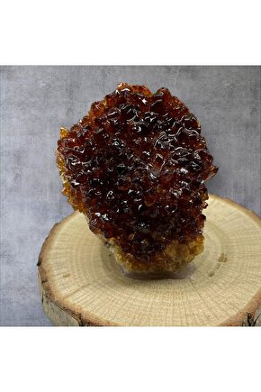 SİTRİN JEOT Ham Doğal Taş Mineral (sertifikalı)(para taşı)(Bereket taşı