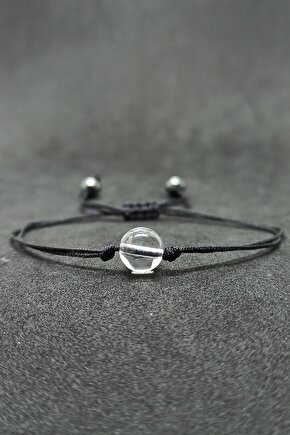 Kristal Kuvars Doğal Tek Taş Bileklik Helsinki