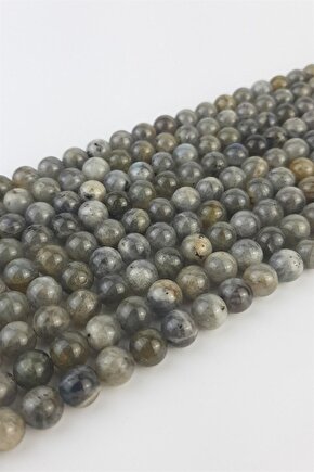 Labradorit Doğal Taş 1 Dizi 8 Mm