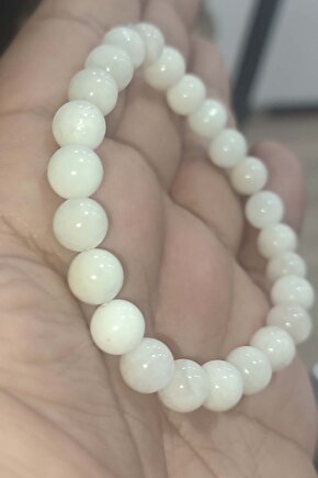 Ay Taşı 8 Mm Natural Bileklik