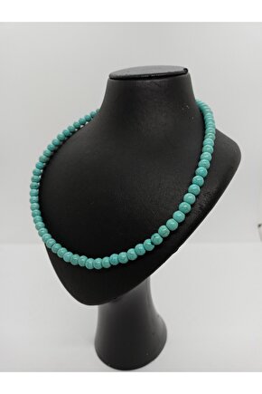 Turkuaz (firuze) Taşı Kolye  Doğaltaş Kolye