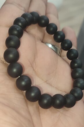 Oniks Taşı 10 mm Mat Natural Doğaltaş Bileklik