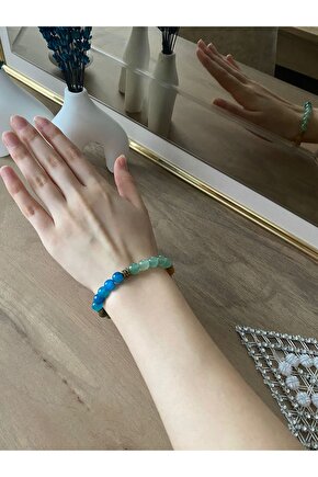 DOĞAL TAŞ BOĞA BURCU BİLEKLİK