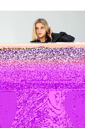 Siyah Yılan Varaklı Beli Bağcıklı Gömlek