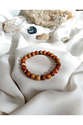 Tibet Akik Doğal Taş Bileklik