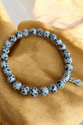 Bıldırcın Bileklik Orijinal Doğal Taş Kaliteli Gerçek Hakiki Taş Bileklik 8 mm Taş