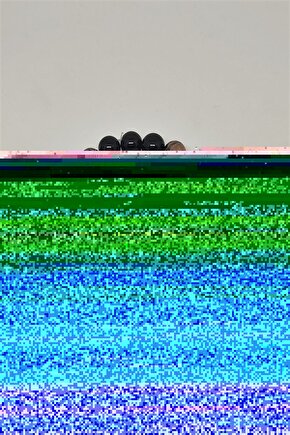 Baskılı Oversize Bisiklet Yaka T-shirt - Siyah