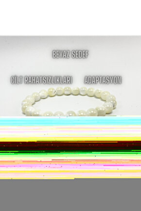 Pembe Kuvars Doğal Taş Bileklik Kutulu