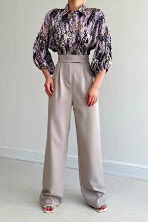 Beli astikli aten Gömlek ila