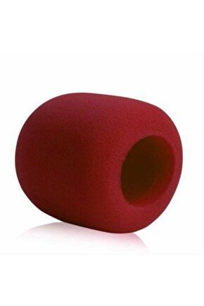 F-01rd Mikrofon Süngeri Kırmızı