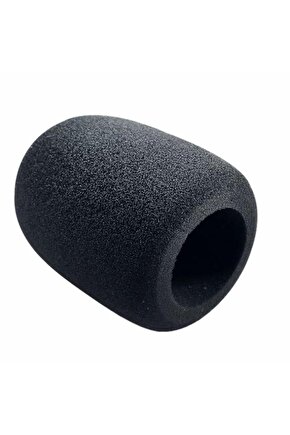 İnterphone iİntercom El Tipi Siyah Büyük Mikrofon Süngeri Bm700 Bm800 Vb.