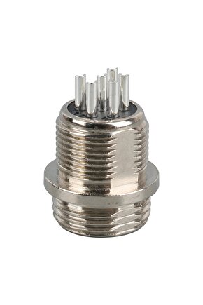 6 PİNLİ MINI MAYK FİŞ ERKEK ŞASE (4597)