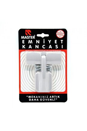 Lüks Emniyet Kancası Emk 02 Beyaz