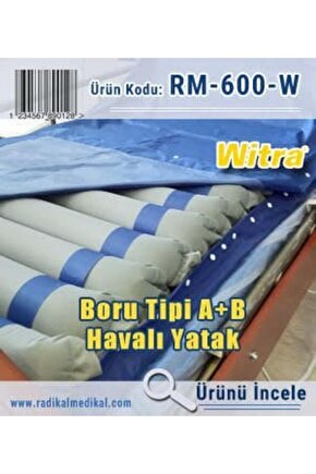 Witra A+b Ventilasyonlu Boru Tipi Havalı Yatak Özel Çarşaf Hediyeli