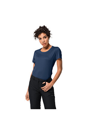 Tech T Kadın Mavi Tişört KADIN T-SHIRT 1807121-1024