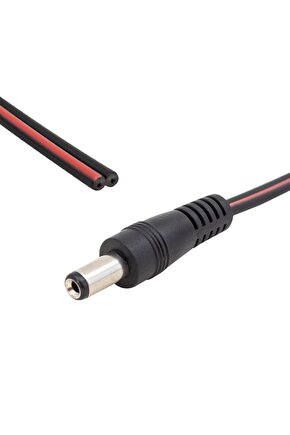 Tk 34 Fiş Kablolu Tek Uçlu Kamera Için 20 Cm Dc Power Jack Kablolu Uyumlu