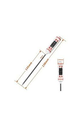 Tp101 Gıda Sıvı Et Su Yiyecek Sıcaklık Ölçer Termometre