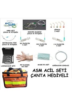 Asm Acil Mudahale Seti Çanta Hediyeli