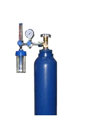 Oksijen Tüpü 5 Lt Manometresi ile Birlikte Burun Kanülü Dahil